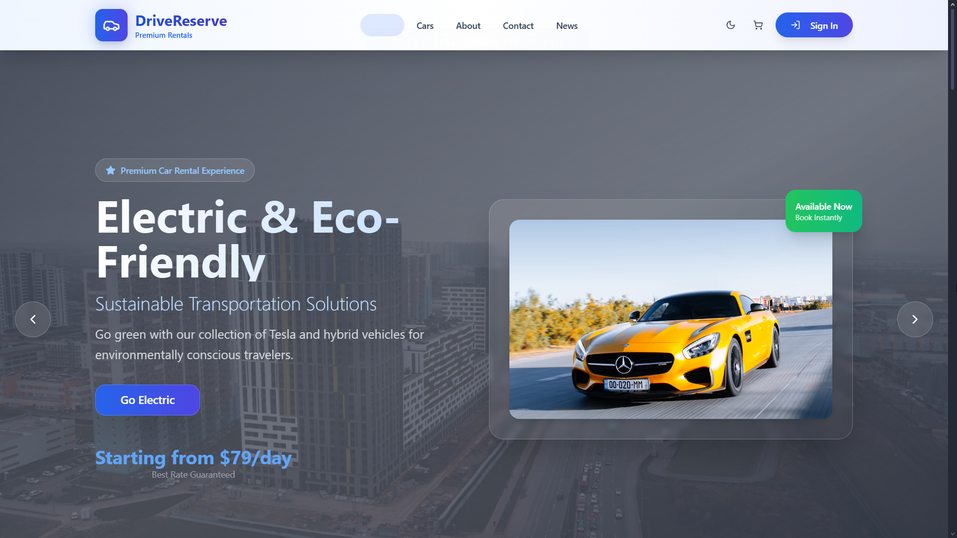 DriveReserve Premium Rental